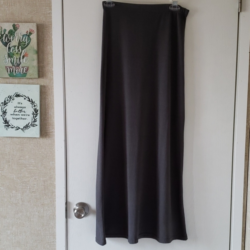 Grey maxi shirt